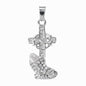 Iced Out Praying Hands Pendant - SP-4156