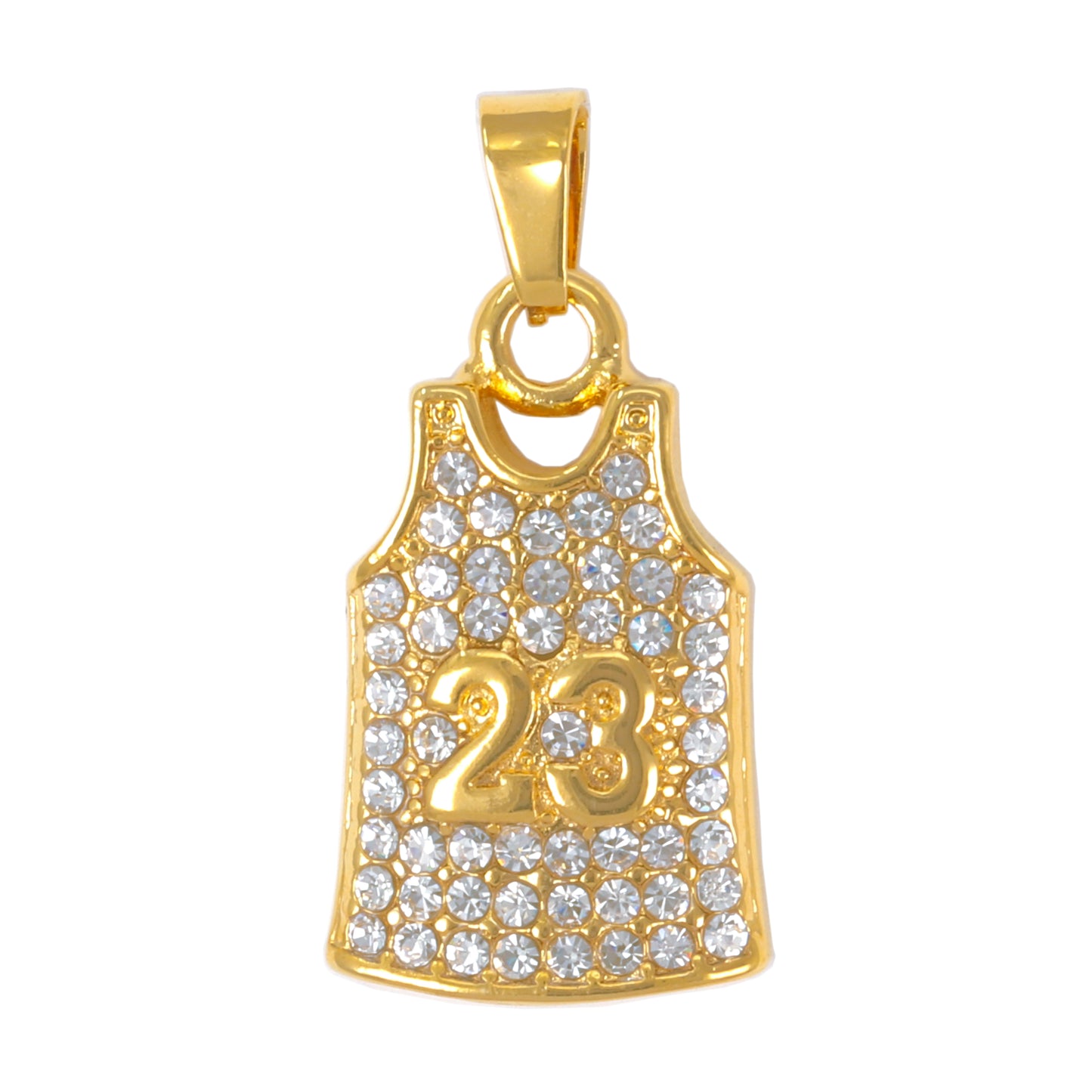 Iced Out Jersey Pendant - SP-4159