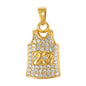 Iced Out Jersey Pendant - SP-4159