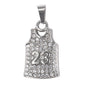 Iced Out Jersey Pendant - SP-4159