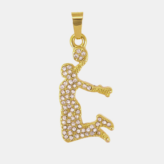 Iced Out Dunkman Pendant - SP-4160