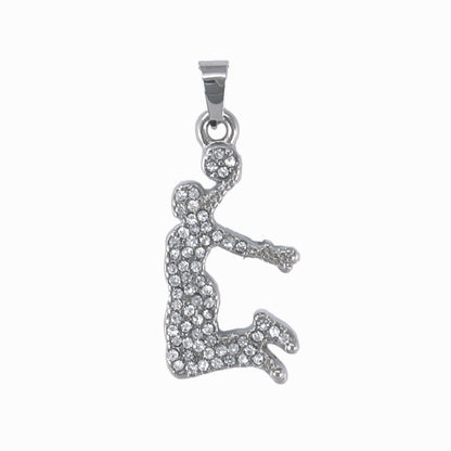 Iced Out Dunkman Pendant - SP-4160