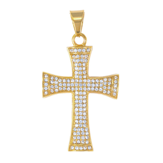 Iced Out Cross Pendant - SP-4210**