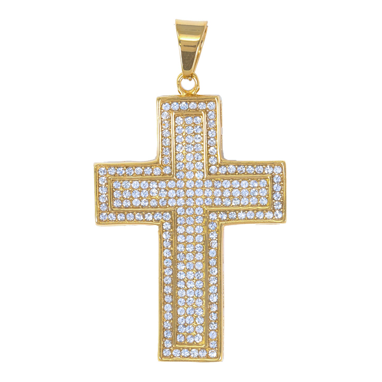 Iced Out Cross Pendant - SP-4211**