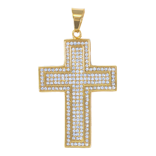 Iced Out Cross Pendant - SP-4211**