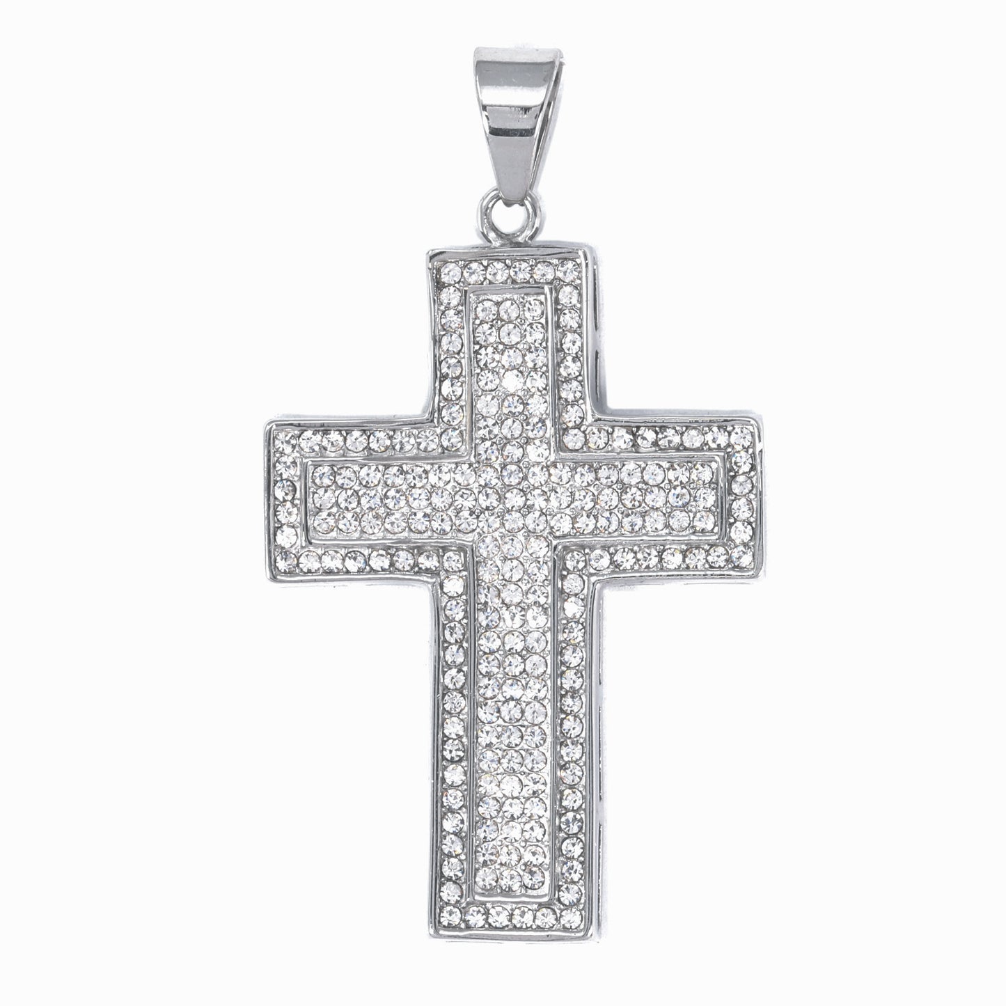 Iced Out Cross Pendant - SP-4211**