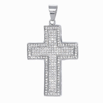 Iced Out Cross Pendant - SP-4211**