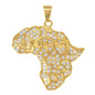 Iced Out Africa Pendant - SP-4217**