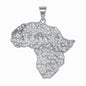 Iced Out Africa Pendant - SP-4217**