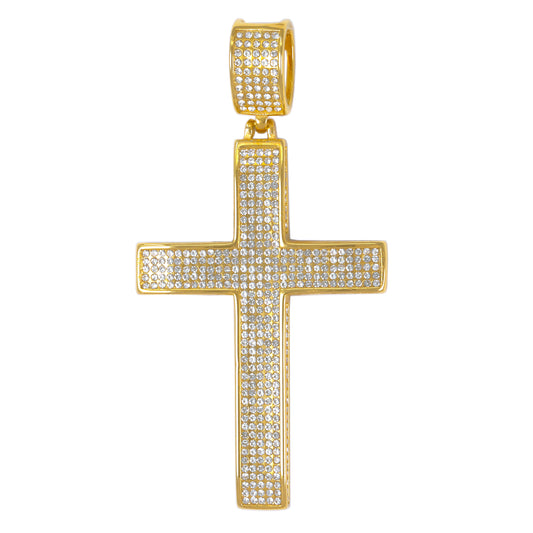 Iced Out Cross Pendant - SP-4221**