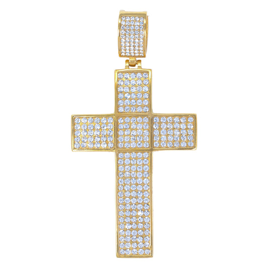 Iced Out Cross Pendant - SP-4223**