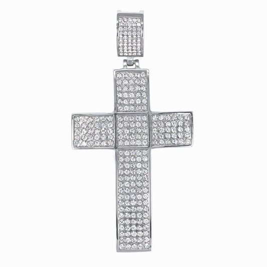 Iced Out Cross Pendant - SP-4223**