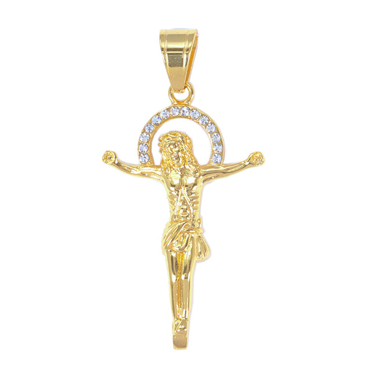 Iced Out Crucifix Pendant - SP-4229**