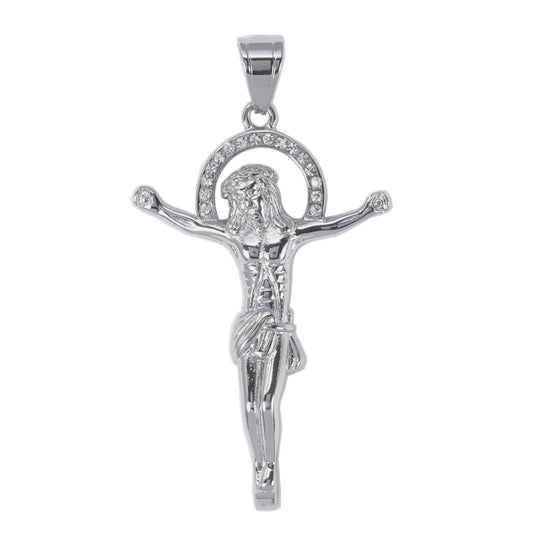 Iced Out Crucifix Pendant - SP-4230