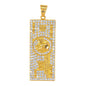 Iced Out $100 Bill Pendant - SP-4234**