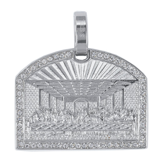 Iced Out Last Supper Pendant - SP-4236