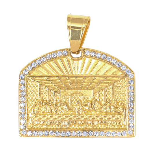 Iced Out Last Supper Pendant - SP-4237