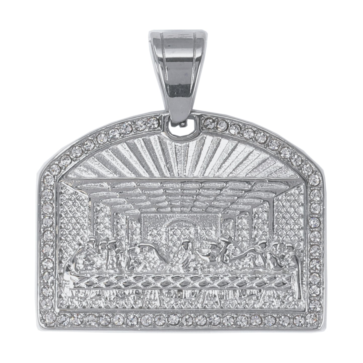 Iced Out Last Supper Pendant - SP-4237