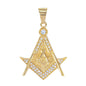 Iced Out Free Mason Pendant - SP-4238**
