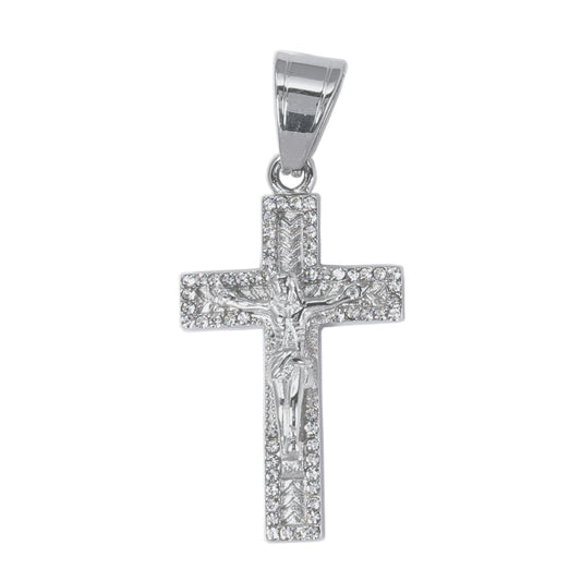 Iced Out Crucifix Pendant - SP-4239