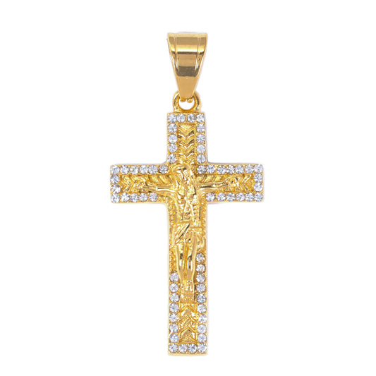 Iced Out Crucifix Pendant - SP-4240**