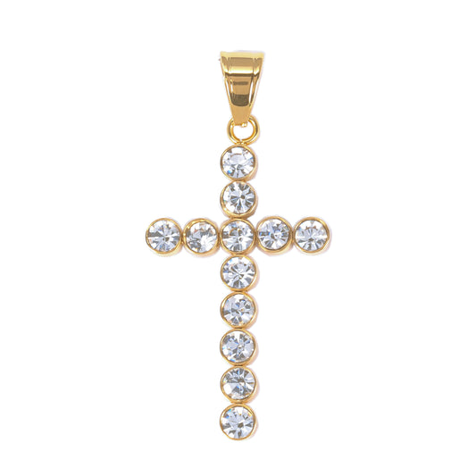 Iced Out Cross Pendant - SP-4242**