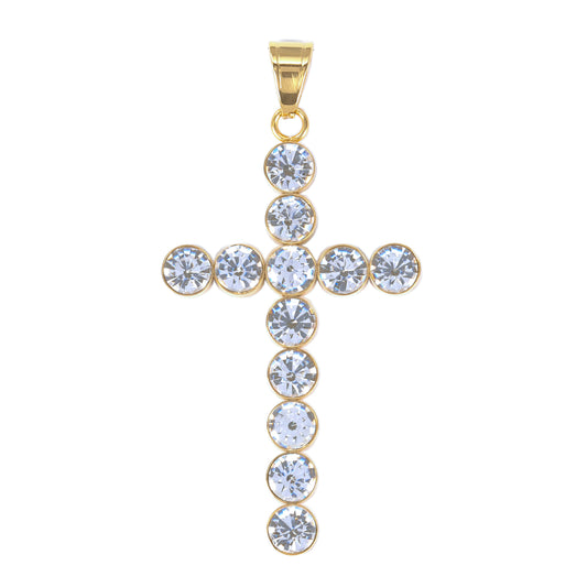 Iced Out Cross Pendant - SP-4244**