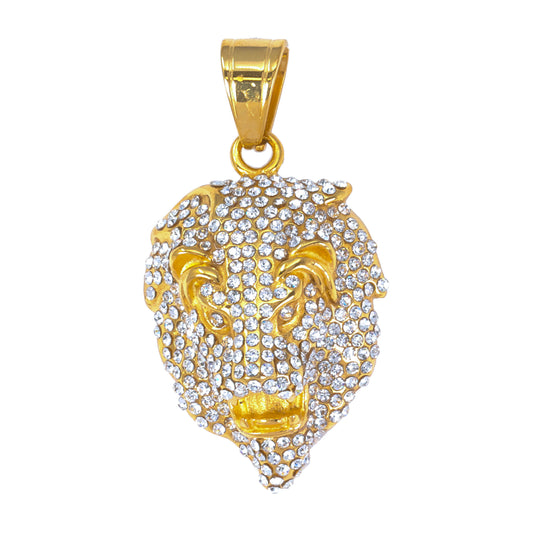 Iced Out Lion Pendant - SP-4249