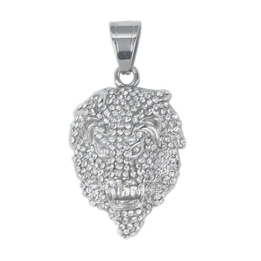 Iced Out Lion Pendant - SP-4249