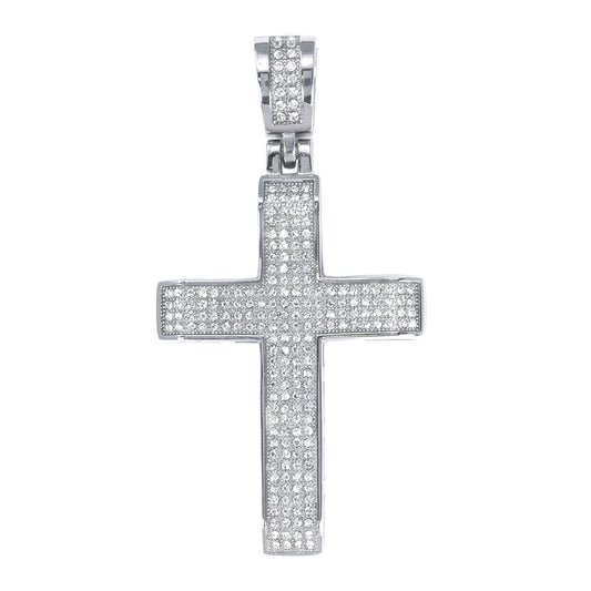 Iced Out Cross Pendant - SP-4265**
