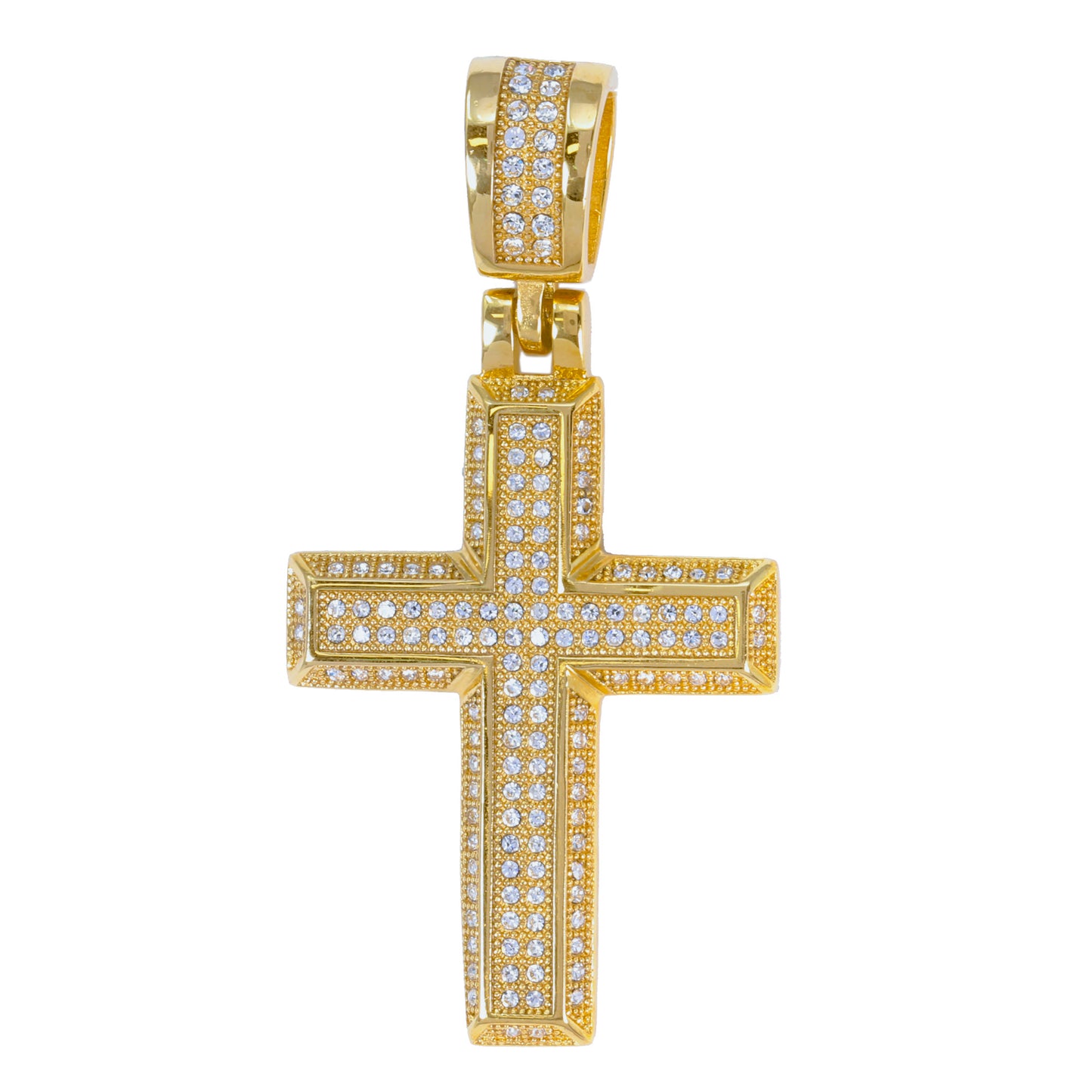 Iced Out Cross Pendant - SP-4266**