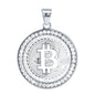 Iced Out Bitcoin Pendant - SP-4273