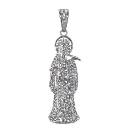 Iced Out Grim Reaper Pendant - SP-4289