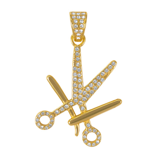 Iced Out Barber Pendant - SP-4290