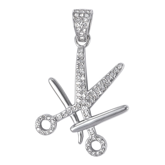 Iced Out Barber Pendant - SP-4290
