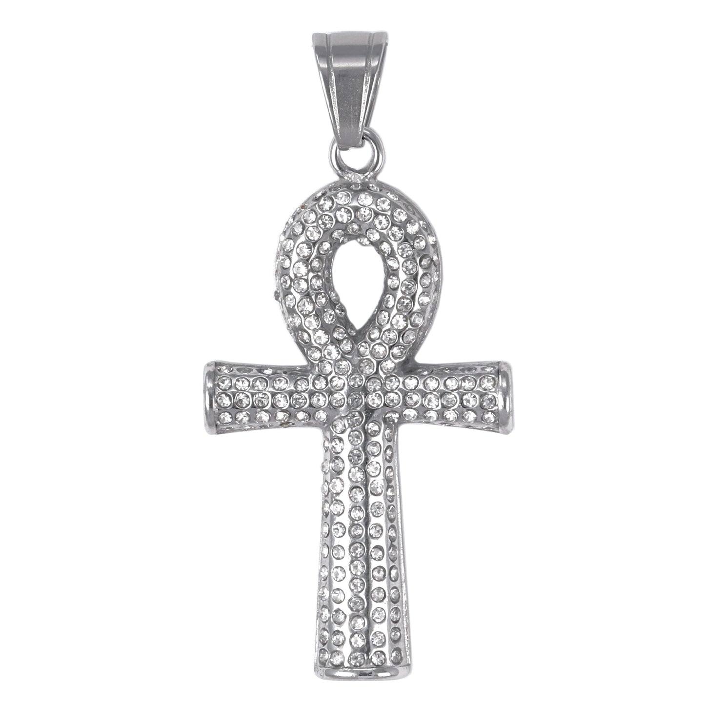 Iced Out Ankh Cross Pendant - SP-4294**
