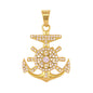 Iced Out Anchor Pendant - SP-4305**