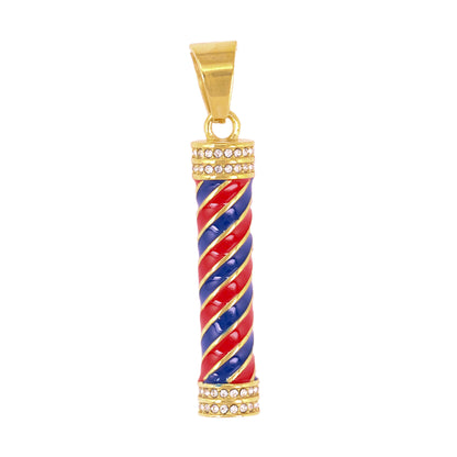 Iced Out Barber Pendant - SP-4306**