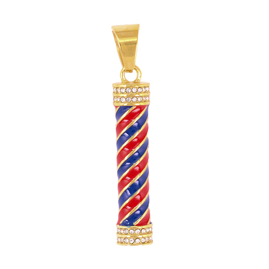 Iced Out Barber Pendant - SP-4306**