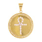 Iced Out Ankh Cross Pendant - SP-4310