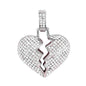 Iced Out Heart Pendant - SP-4311