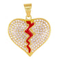 Iced Out Heart Pendant - SP-4312