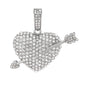 Iced Out Heart Pendant - SP-4313
