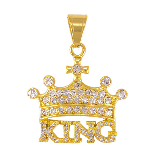 Iced Out King Pendant - SP-4315
