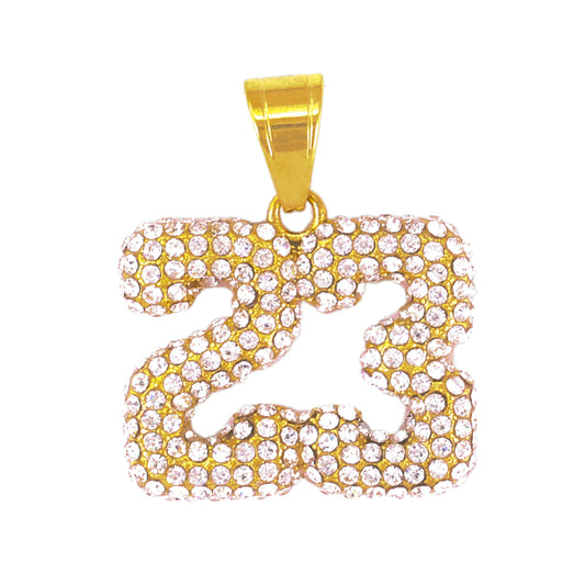 Iced Out 23 Pendant - SP-4318