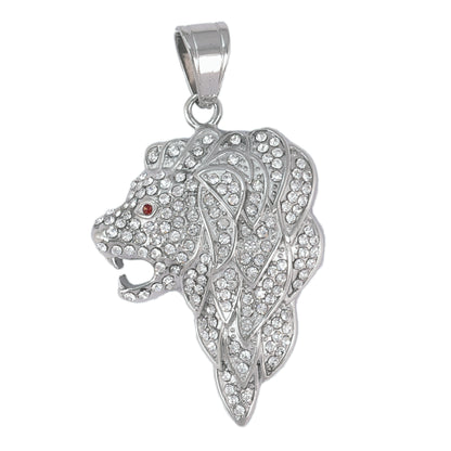 Iced Out Lion Pendant - SP-4320**