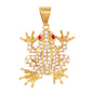 Iced Out Frog Pendant - SP-4321**