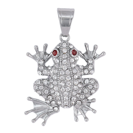 Iced Out Frog Pendant - SP-4321**