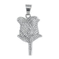 Iced Out Rose Pendant - SP-4322**