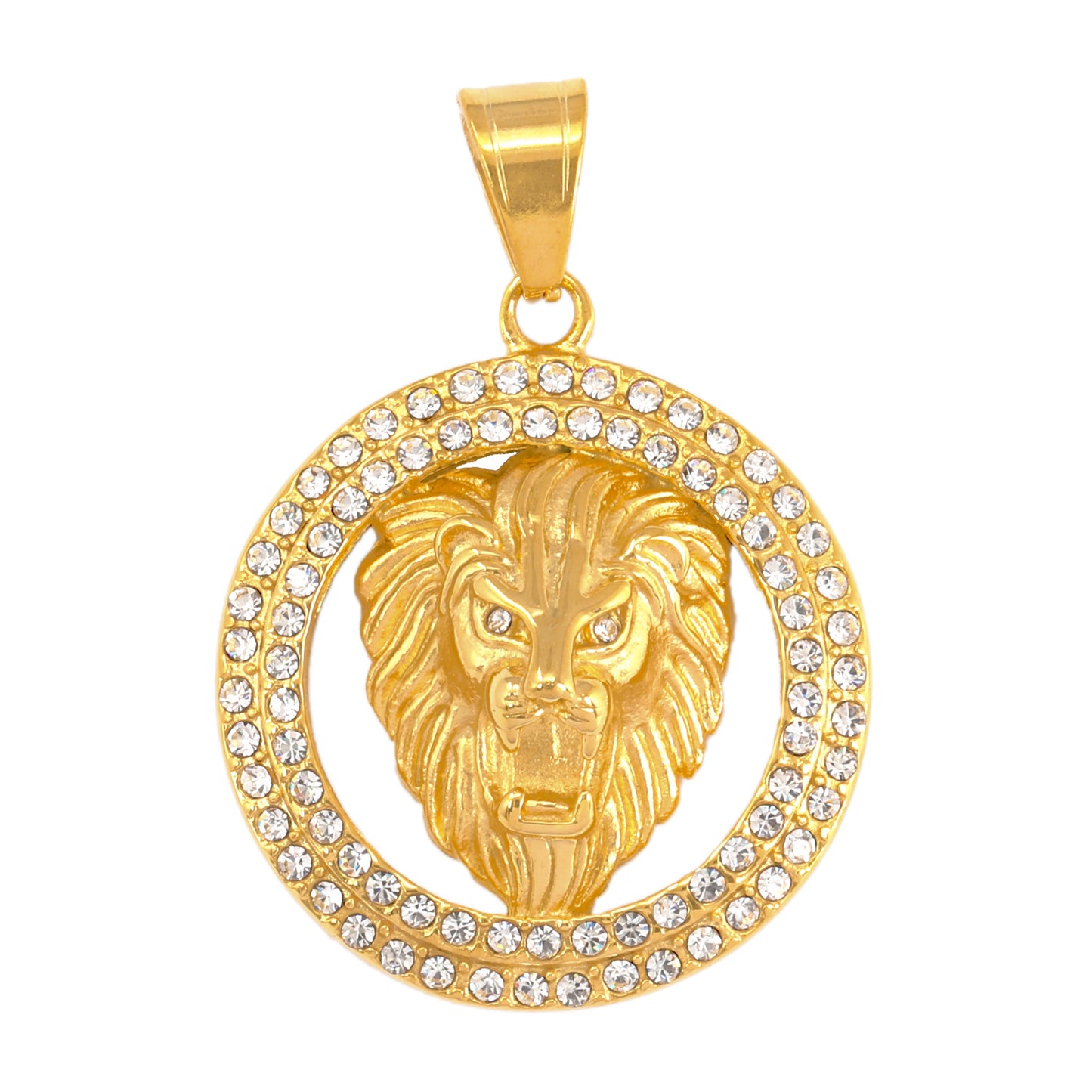 Iced Out Lion Pendant - SP-4324